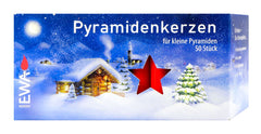 Pyramiden Kerzen 50 / 500, Rot