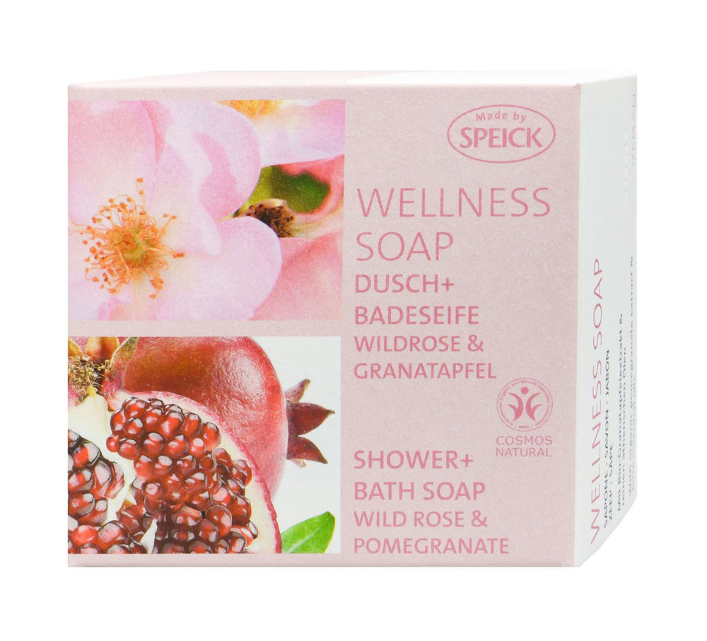 Speick Wellness Soap Wildrose + Granatapfel, 200 g