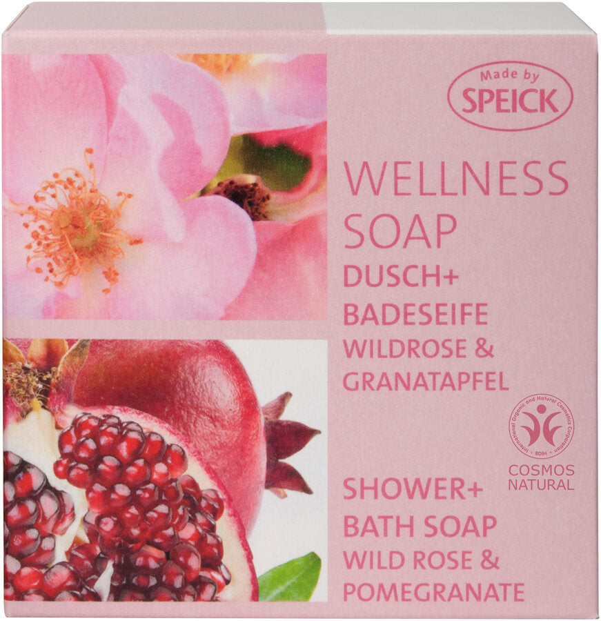 Speick Wellness Soap Wildrose + Granatapfel, 200 g