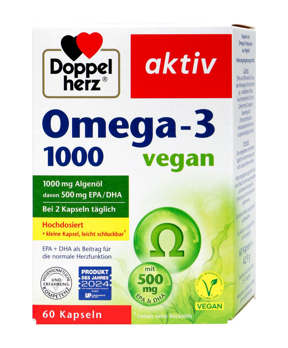 Doppelherz Omega-3 Vegan, 60 er