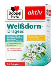 Doppelherz Weißdorn Dragees, 90 er