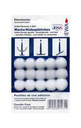 Wachsklebeplättchen Karte, 15 er