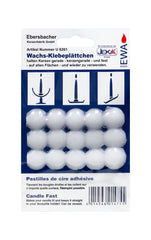 Wachsklebeplättchen Karte, 15 er
