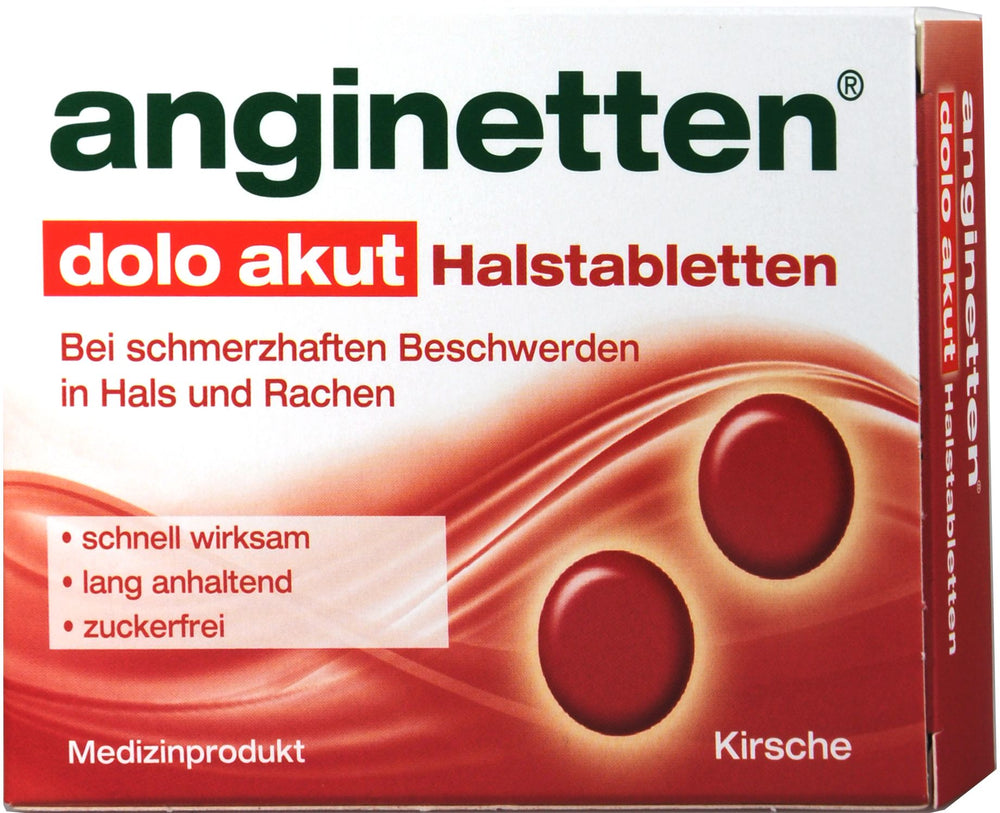 Anginetten Halstabletten Kirsch Geschmack, 24 er