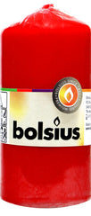 Bolsius Stumpenkerze Rot, 120 x 58 mm