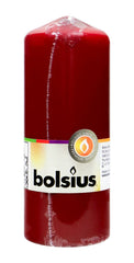 Bolsius Stumpenkerze Bordeaux, 150 x 58 mm