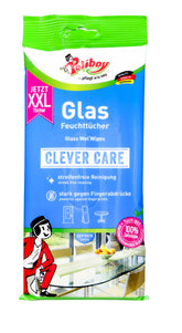 Poliboy Clever Care Glas Feuchttücher, 24 er