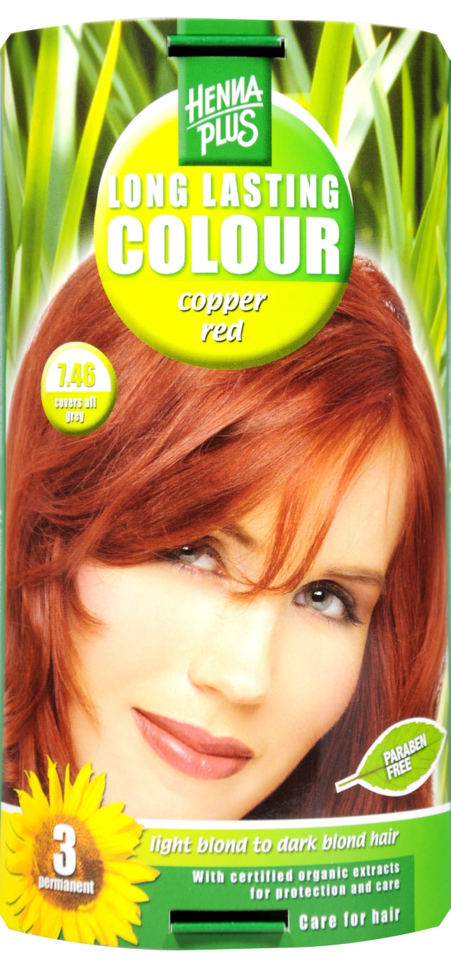 Hennaplus Long Lasting Colour, 7.46