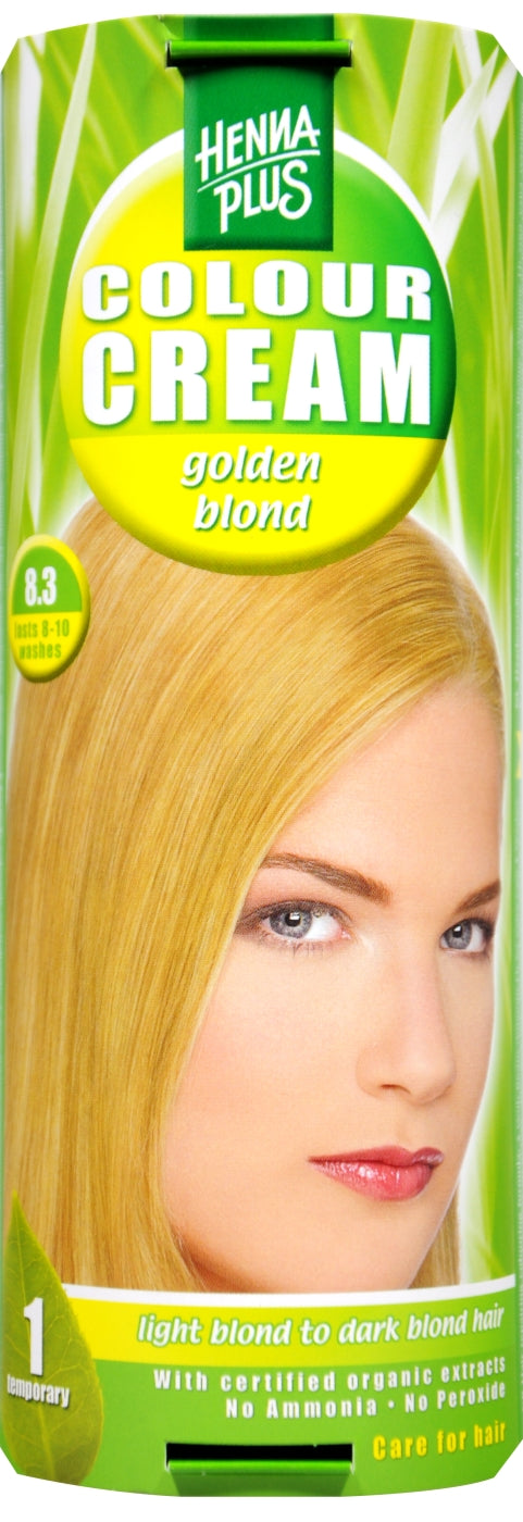Hennaplus Colour Cream Goldblond, 8.3