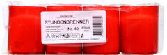 Grablicht Brenner 4 Stück, 40 Stunden