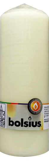 Bolsius Stumpenkerze Champagner, 200 x 68 mm