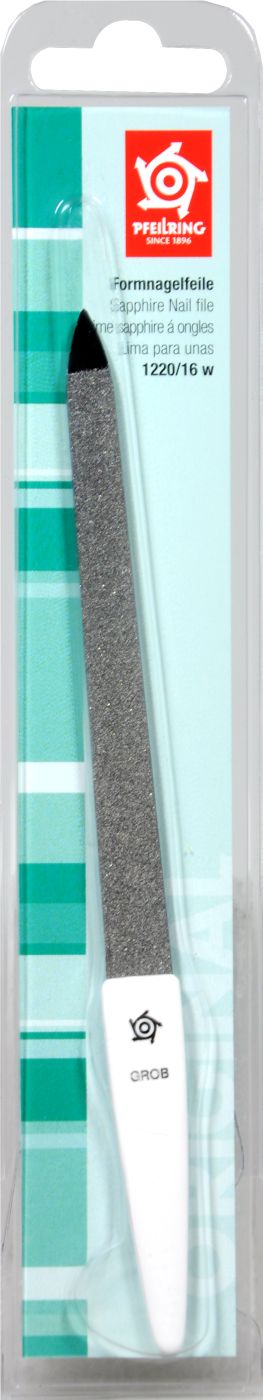 Pfeilring Saphir Nagelfeile, 16 cm