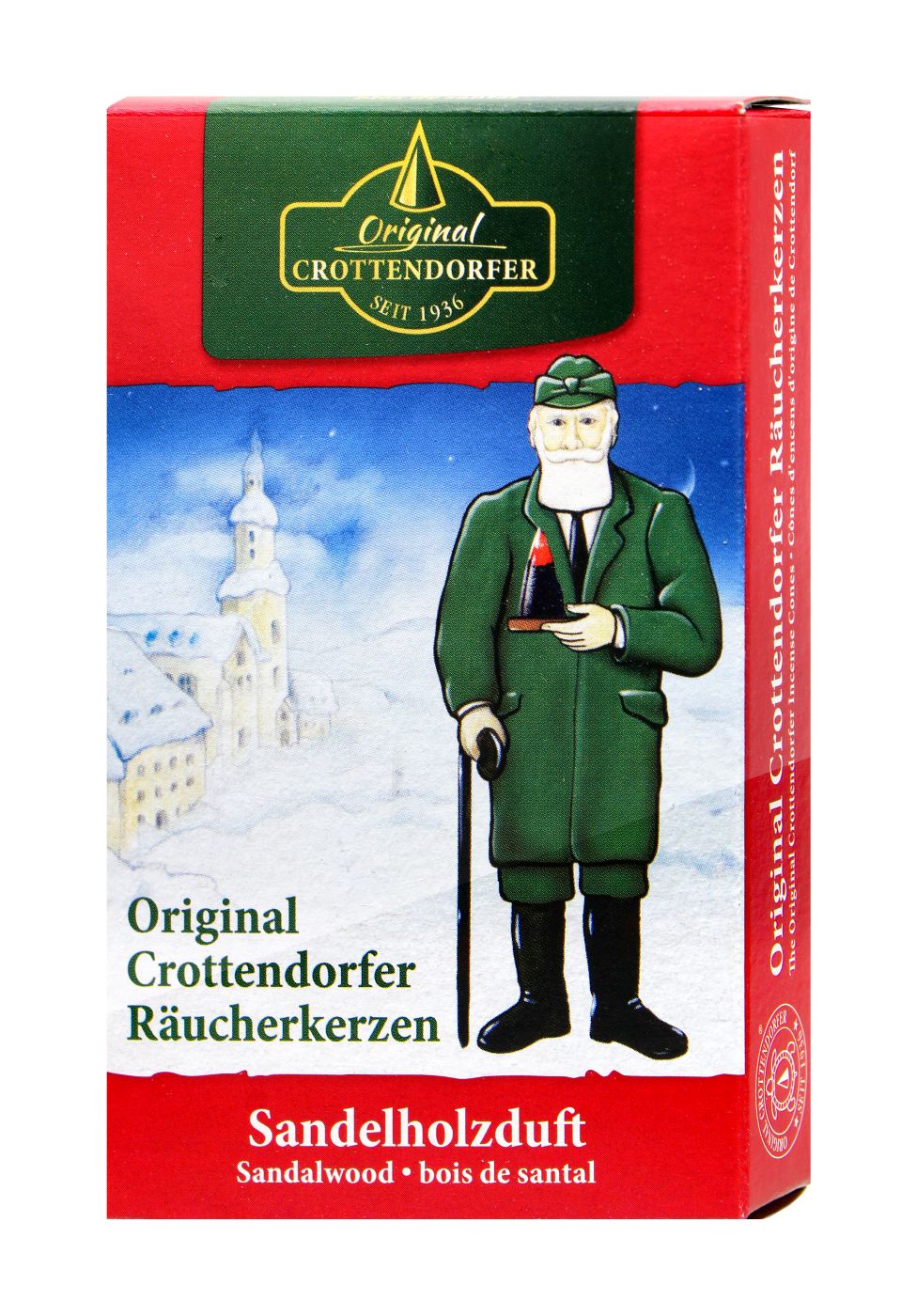 Crottendorfer Räucherkerzen Sandelholzduft, 24 er