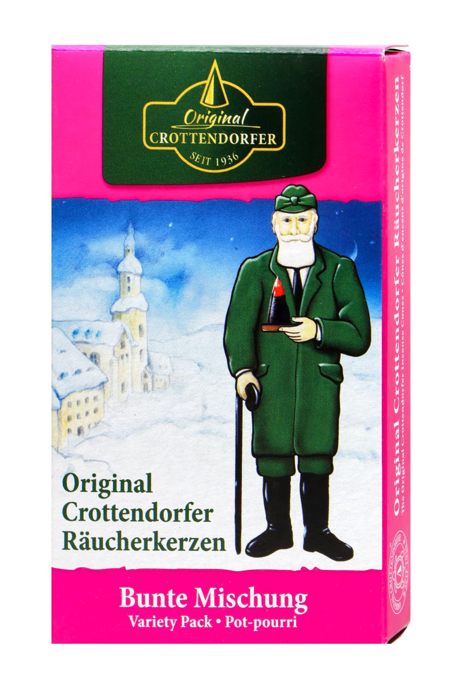 Crottendorfer Räucherkerzen Bunte Mischung, 24 er