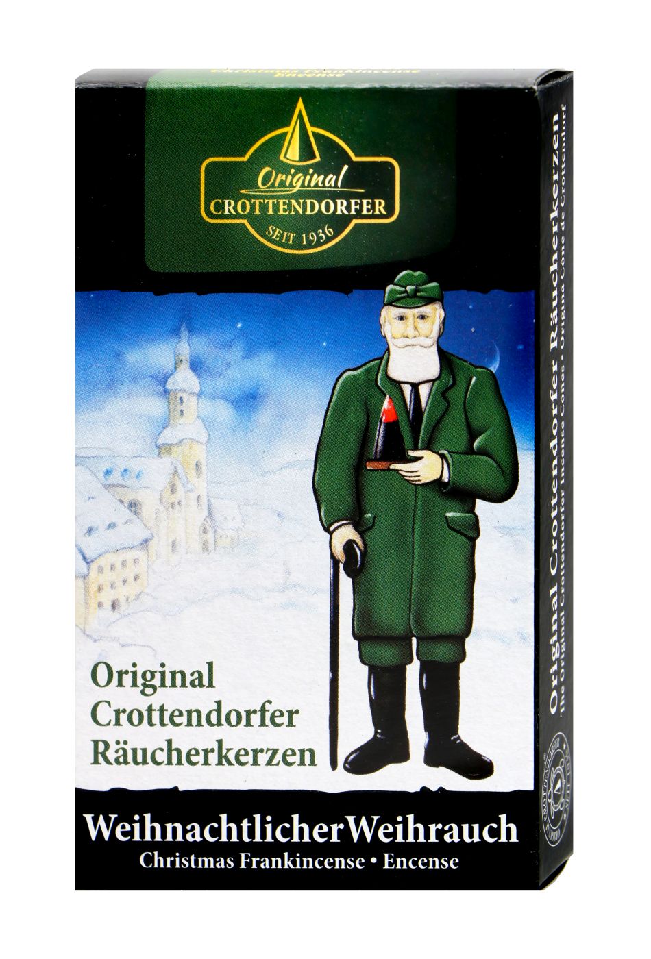 Crottendorfer Räucherkerzen Weihnachtlicher Weihrauch, 24 er