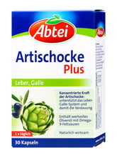 Abtei Artischocke Plus Kapseln, 30 er