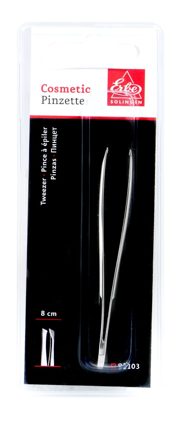 Erbe Pinzette Schräg 8 cm, 92103