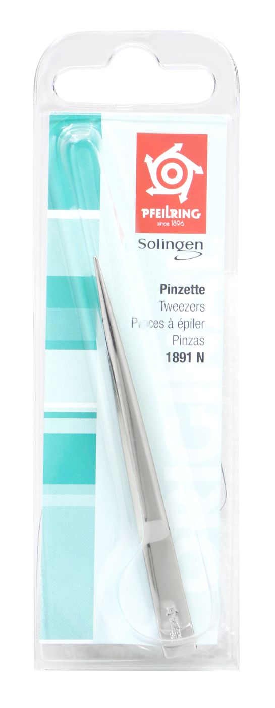 Pfeilring Pinzette Spitz, 8 cm