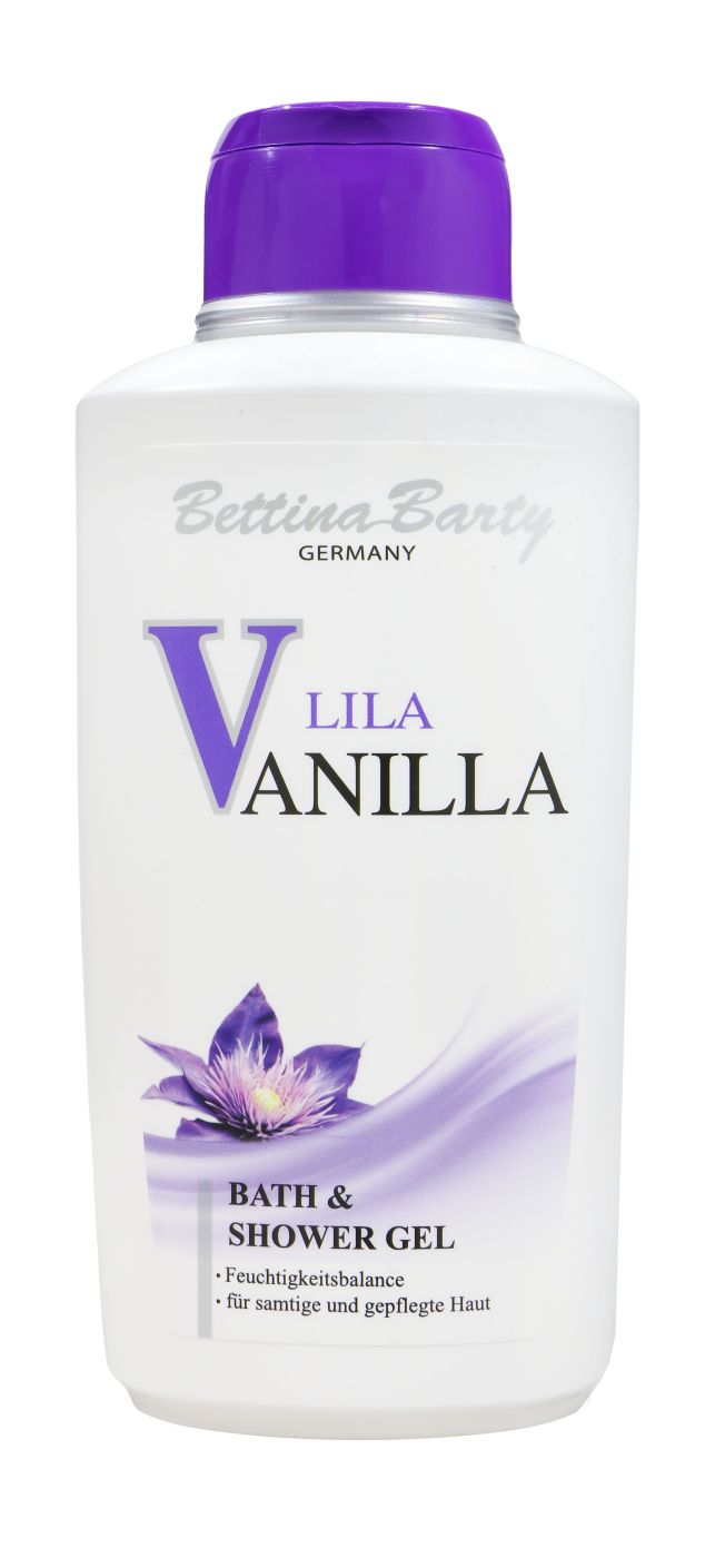 Bettina Barty Lila Vanilla Bath & Shower Gel, 500 ml