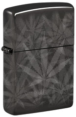 Zippo Feuerzeug "Grey Cannabis Leafs"