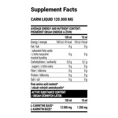 Carni 120000mg Liquid - 1000ml - Raspberry