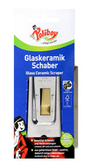 Poliboy Glaskeramik Schaber für Glas & Kochfeld, 1 Stück