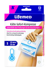 Lifemed Kälte Sofort Kompresse Gr.S, 15 cm x 13 cm, 1 er