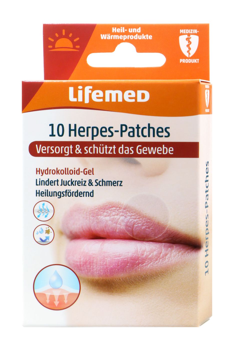 Lifemed Herpes Patches transparent, 10 er