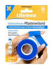 Lifemed Selbsthaftender Pflasterverband, 4 m x 2,5 cm, 1 er