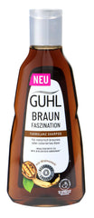 Guhl Shampoo Braun Farbglanz Kukuinuss Öl, 250 ml