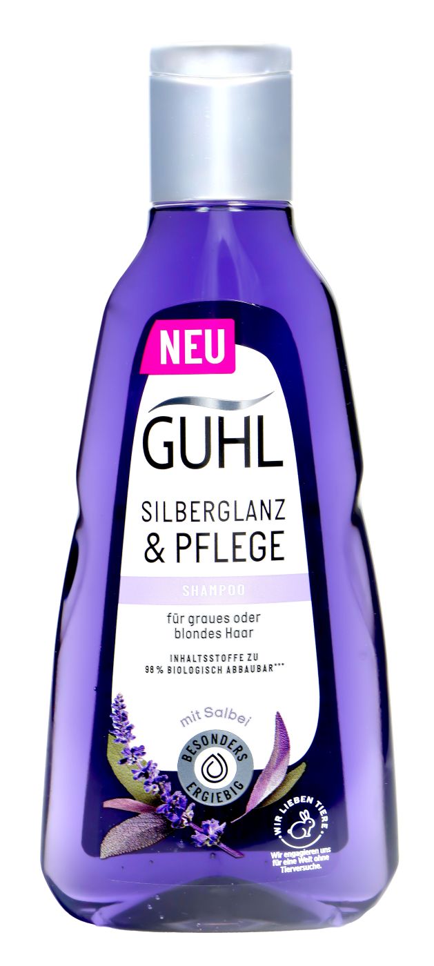 Guhl Shampoo Silberglanz & Pflege mit Salbei, 250 ml