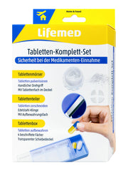 Lifemed Tabletten Komplett Set blau, 1 er