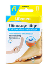 Lifemed Hühneraugen Ringe hautfarben, 5 er