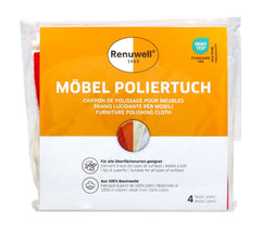 Renuwell Möbel-Poliertuch, 4 er