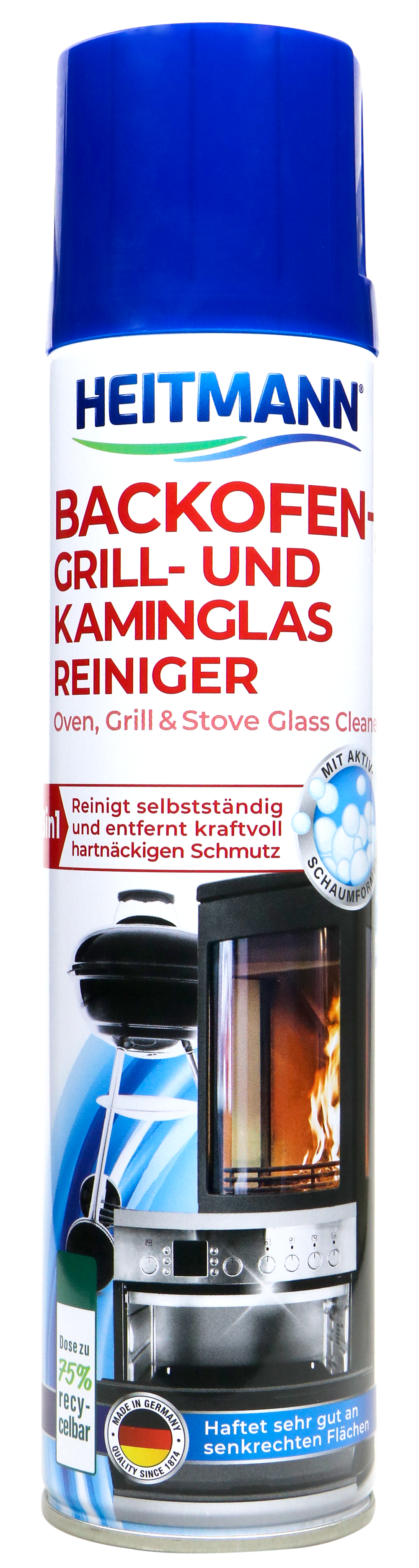 Heitmann Backofen-Grill-und Kaminglasreiniger, 400 ml