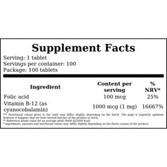 Vitamin B-12 - 100lozenges