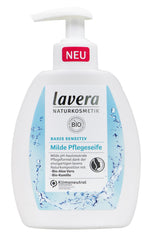 Lavera Basis Sensitiv Milde Pflegeseife Bio-Aloe Vera & Bio Kamille, 250 ml