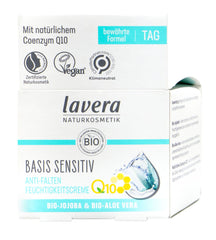 Lavera Basis Anti-Falten Feuchtigkeitscreme mit natürlichem Coenzym Q10, 50 ml