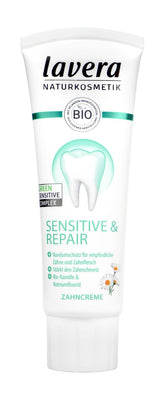 Lavera Zahncreme Sensitiv&Repair Bio-Kamille&Natriumfluorid, 75 ml