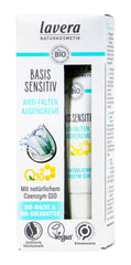 Lavera Anti Falten Augencreme mit natürlichem Coenzym Q10, 15 ml