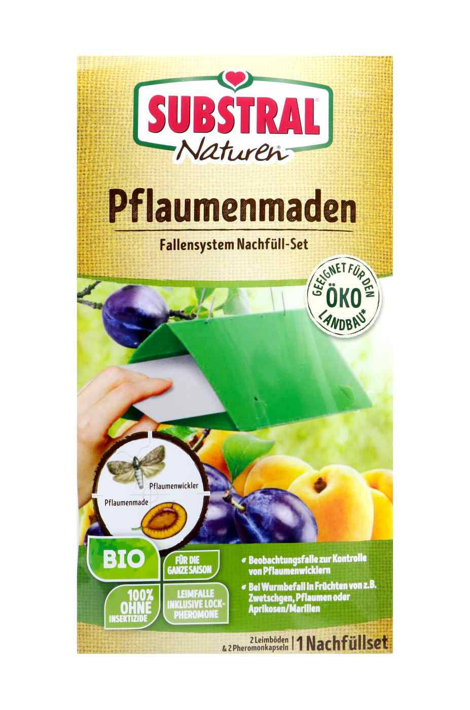 Substral Naturen Pflaumenmaden Fallensystem Nachfüller, 2 er