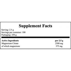 Cytrynian Magnezu - 250g (Magnesium Citrat)