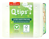 Q-Tips Baby Wattestäbchen mit Papierschaft, 64 er