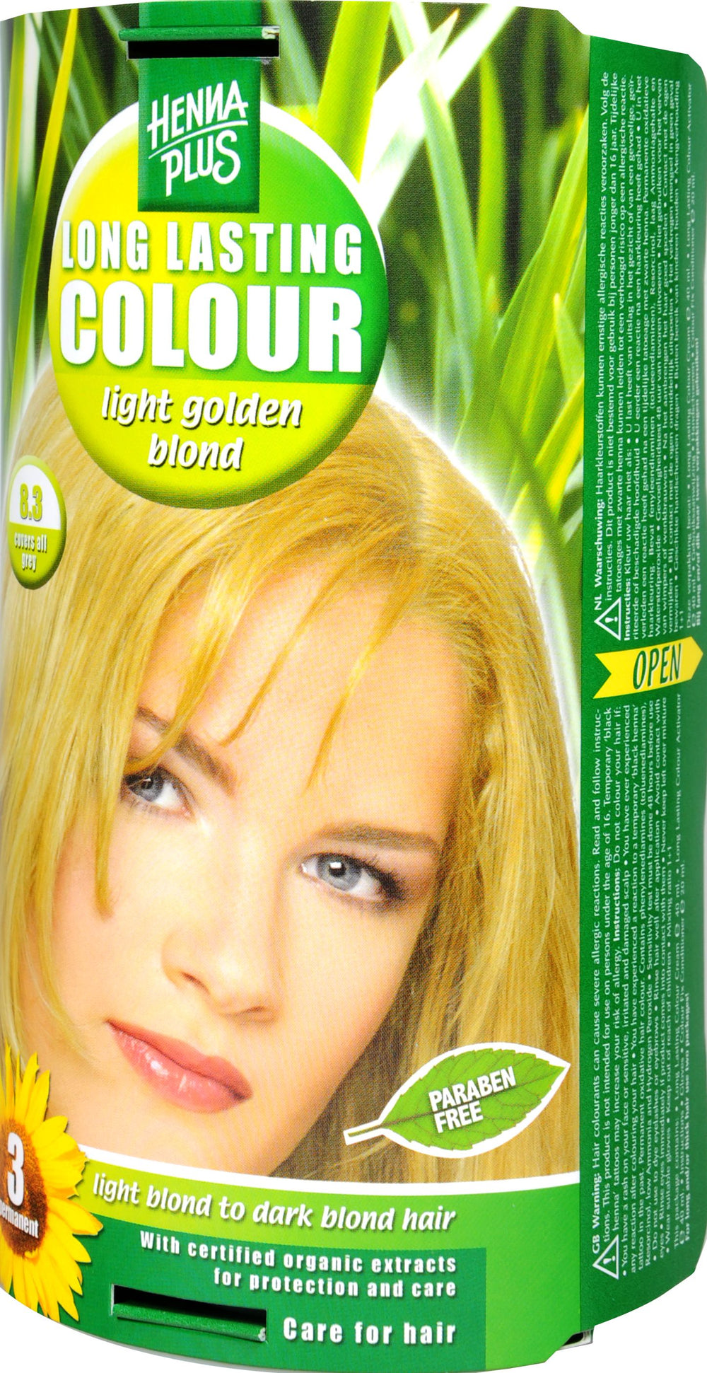 Hennaplus Long Lasting Colour, 8.3