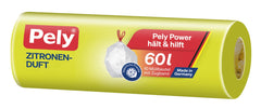 Pely Zugband-Beutel Zitronen-Duft 60 Liter, 10 er