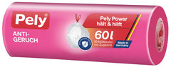 Pely Zugband-Beutel Anti Geruch 60 Liter, 10 er