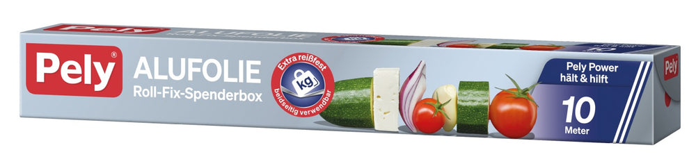 Pely Aluminiumfolie Roll-Fix-Spenderbox, 10 m