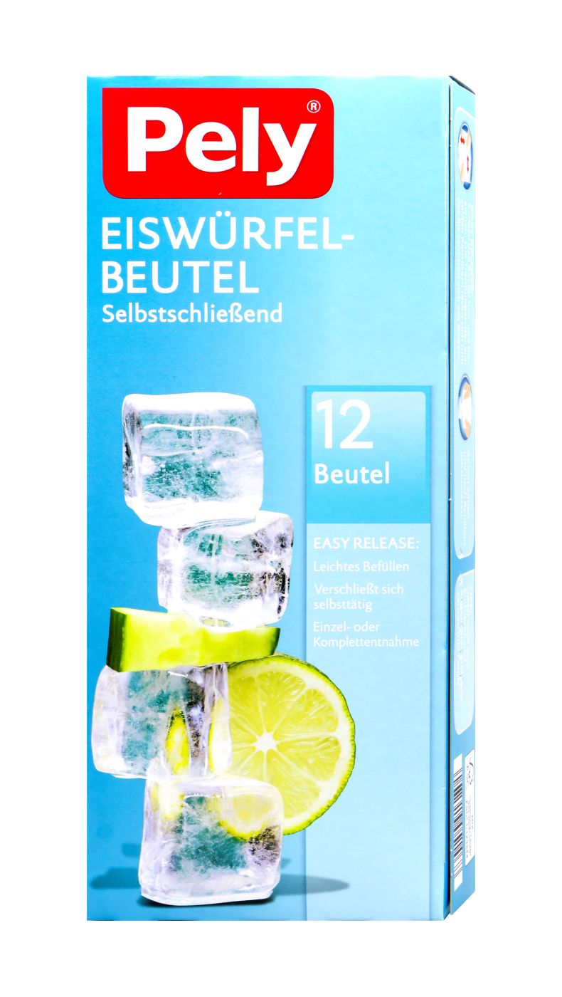 Pely Eiswürfel-Beutel selbstschließend, 12 er