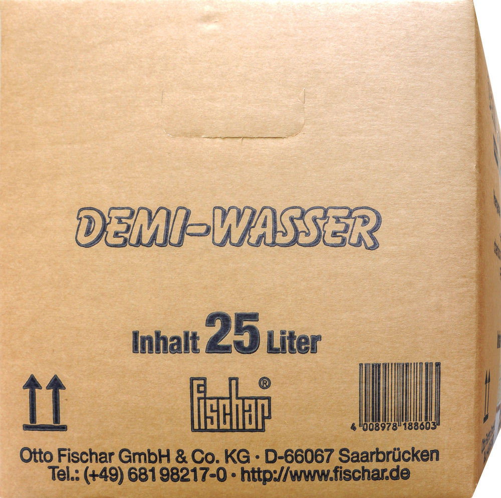 Demineralisiertes Wasser Cubitainer Fischar, 25 l