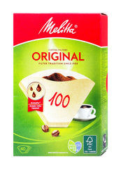 Melitta Filtertüten 100 Naturbraun, 40 er
